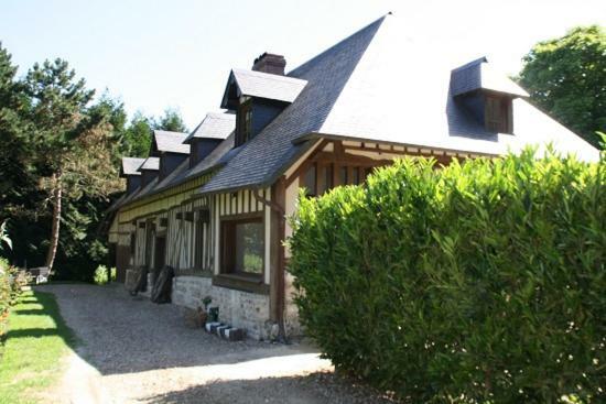 Maison Normande De Caractere A Colombages Saint-Hymer Exteriér fotografie